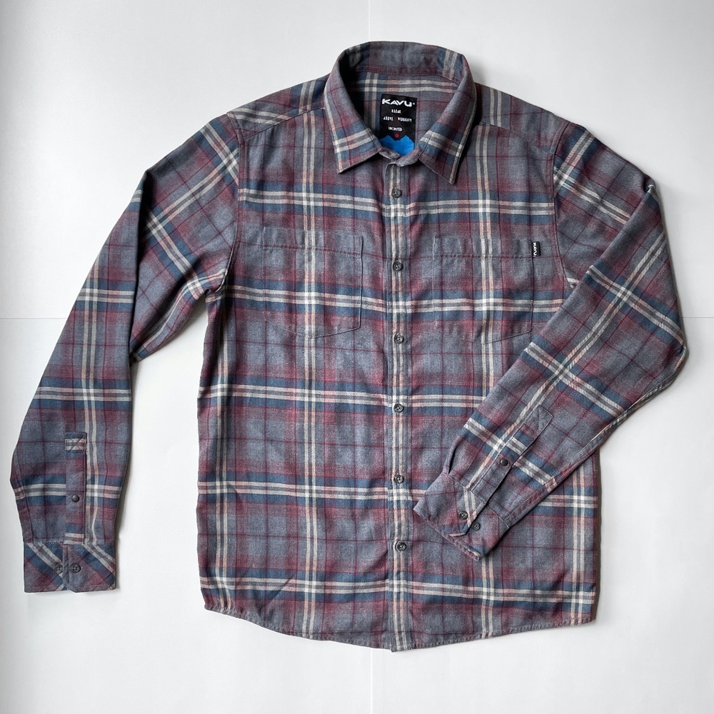 Kavu Big Joe Flannel Button Down Shirt Size M